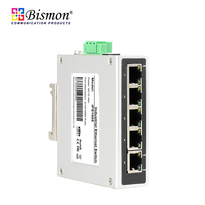 5Port-10-100Base-T-RJ45-Industrial-Ethernet-Switch